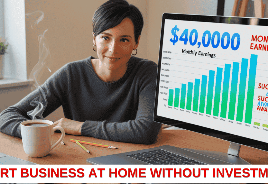 Make Money $40,000/Month: Start Business From Home Without Investment