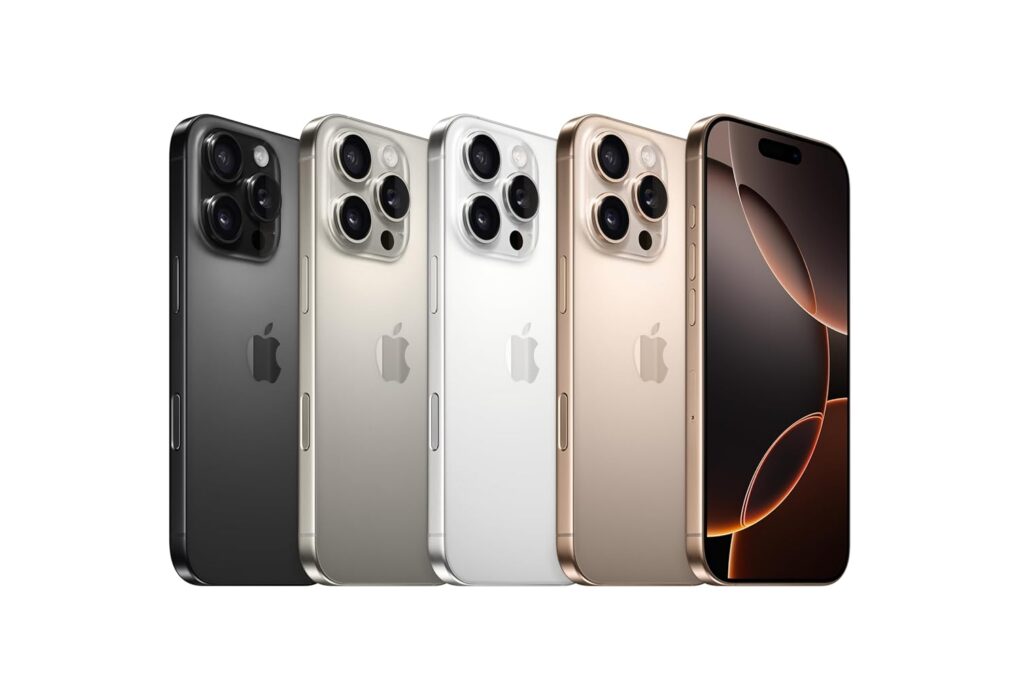 iPhone 16 Pro 256 GB: 5G Mobile Phone with Camera Control, 4K 120 fps Dolby Vision and a Huge Leap in Battery Life. Works with AirPods; White Titanium